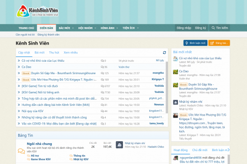 Screenshot from https://kenhsinhvien.vn